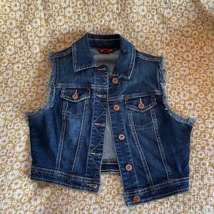 Arizona Jean Co. Cropped Denim Vest